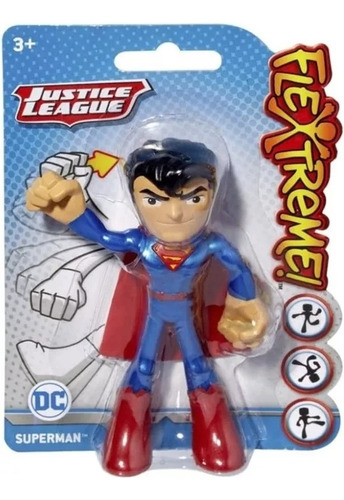 Flextreme Superman Justice League Dc Mattel Figura 