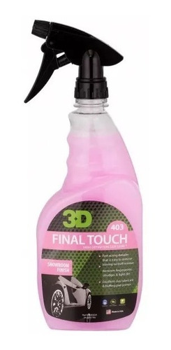 Imagen 1 de 8 de 3d Final Touch Cera Liquida Quick Detailer  - Allshine