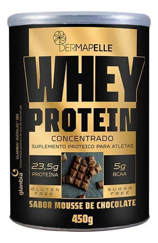 Suplemento Em Pó Whey Protein Concentrado 450g - Chocolate