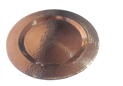 Bases Para Plato Cobre Martillado 34cm 