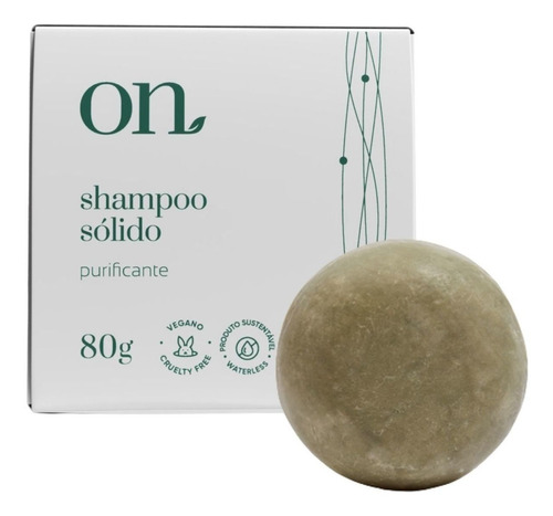 Shampoo Sólido Vegano Purificante 80g - Suavetex