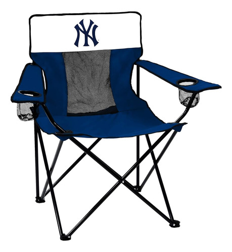 Logo Brands Mlb New York Yankees Elite Chair, Team Color, On