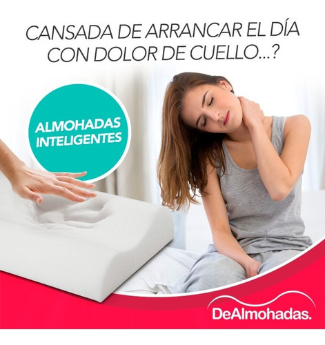 2 Almohadas Inteligentes Viscoelásticas 60x35 - De Almohadas