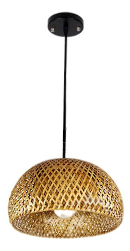 Lámpara Colgante De Techo Tejido Vintage Decoración De C