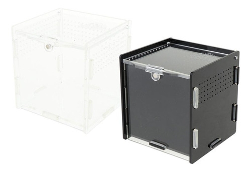 Nuevo Caja De Cría Tortuga Arañas Accesorios De Blanco 1