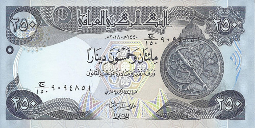 Iraq 250 Dinares