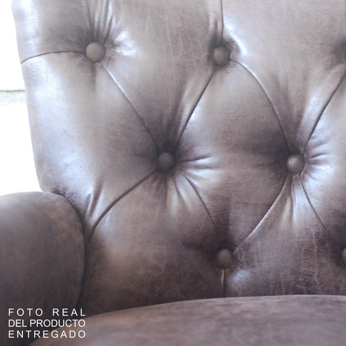 Imagen 5 de 10 de Silla Sillon Cabecera Puntera Apoyabrazos Capitone Premium