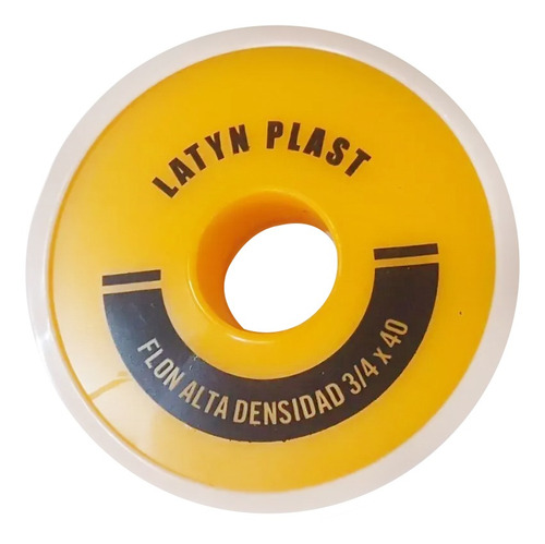 Cinta Teflon Latyn Plast 3/4 X 40 Alta Densidad *