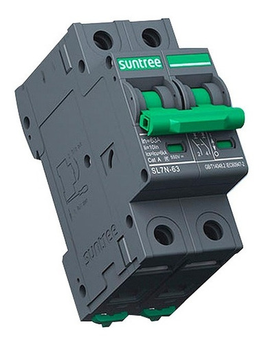 Interruptor Automático Suntree Sl7n-63 Dc 2p 550v