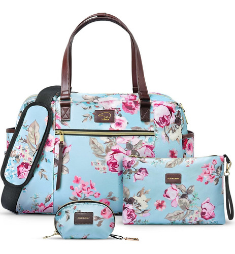 Mommy Bag For Hospital, Diaper Bag Tote With Pacifier Case A
