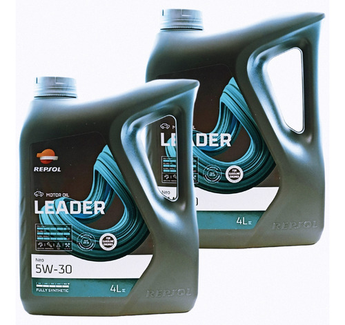 Aceite Repsol Leader Ne 5w-30 Full Sintético Por Dos Galones