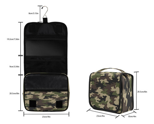 Neceser Portátil Impermeable Para Maquillaje De Viaje