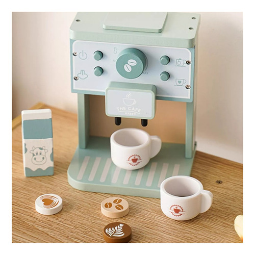 Máquina De Café Infantil De Madera, Juego De Rol, Juego De R