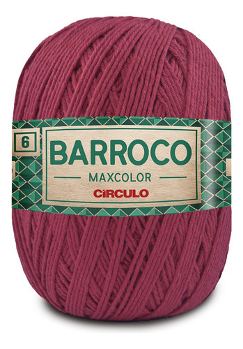 Barbante Barroco Maxcolor 6 - 400g - Cor: 3951 Viva Magenta