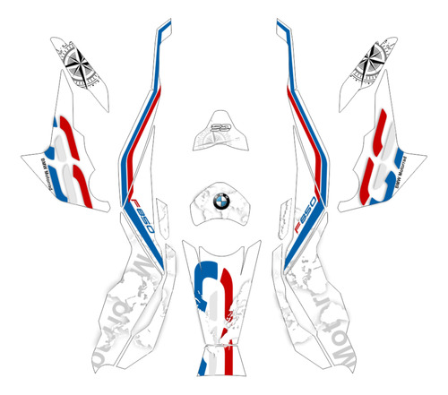 Calcomanias Stickers Decorativas F850 F750 Gs Bmw