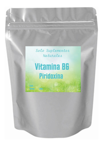  Vitamina B6 Piridoxina Pura  20 Gramos 