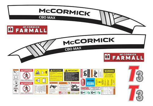 Calcomanias Mccormic C80 Max