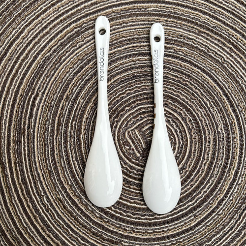 Cucharas De Cerámica X 2 - Brondolas - Varios Colores
