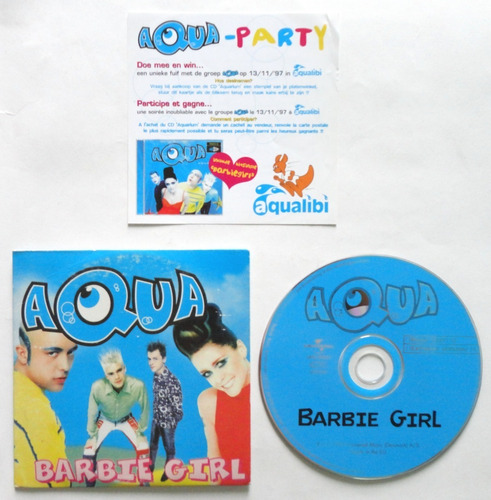 Aqua - Barbie Girl (cd Maxi Single) Euro House Dance Dj 90s