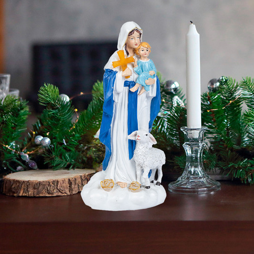 Figuras Navideñas En V, Figuras De Resina Con Forma De Crist
