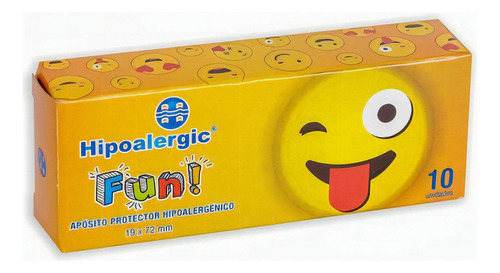 Hipoalergic Fun Apósitos Adhesivos Plásticos 20 Cajas X 10u