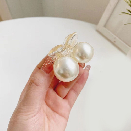 Coreano De La Moda De Perlas Pinza Para El Pelo 6 Piezas