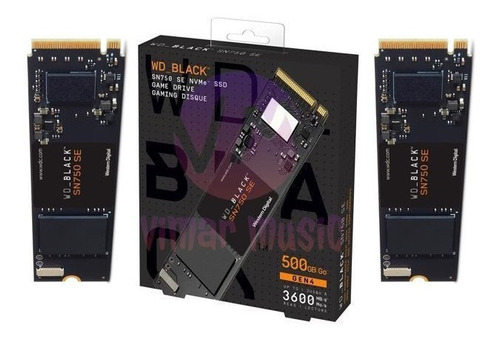 Wd Ssd Black Sn750 Se Nvme M.2 500gb 3600mb/s