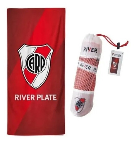 Toallon Secado Rápido River Plate- Toallon Original Licencia