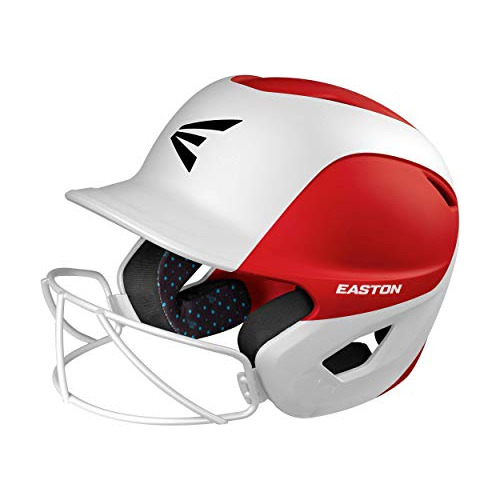 Easton Ghost Casco De Bateo De Softbol, Rojo De Dos Capas/wh