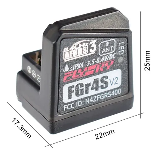 Flysky Fgr4s V2 Afhds 3 Bidireccional Pwm Ppm Ibus Receptor