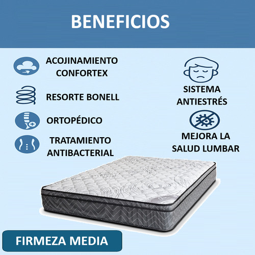 Colchones Canada-colchón Extra Confort King Size Ortopédico