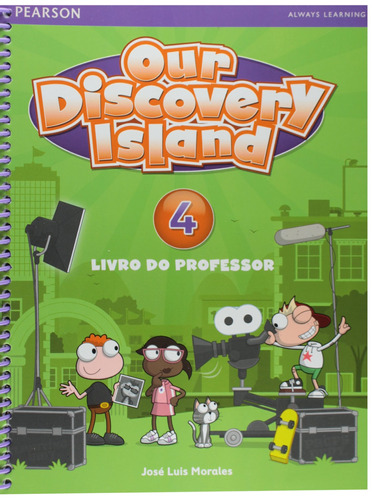 Our Discovery Island Level 4 - Teacher Book (Em Português) + Workbook + Multi-Rom + Online World, de Luis Morales, José. Editora Pearson Education do Brasil S.A. em inglês, 2011