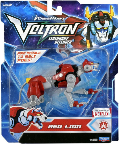 Figura Voltron Defensor Del Universo León Rojo Netflix