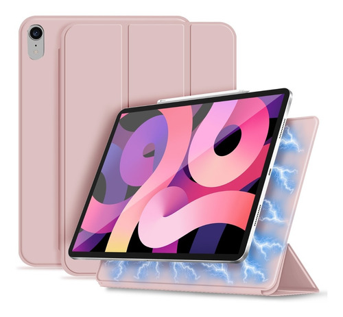 Funda Tipo Folio Para iPad Air 10.9 In 5/4 Generación, Rosa