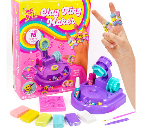 Just My Style Chunky Rings Clay Ring Maker, Haz Tus Propias 