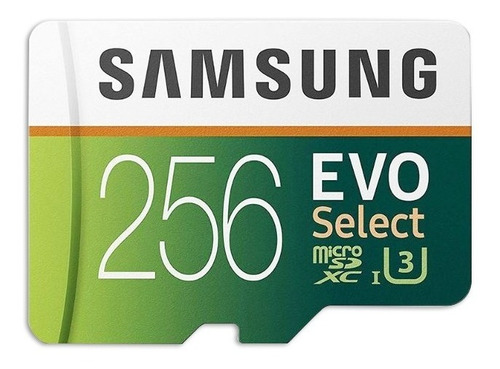 Tarjeta de memoria micro SD Samsung de 256 gb con adaptador