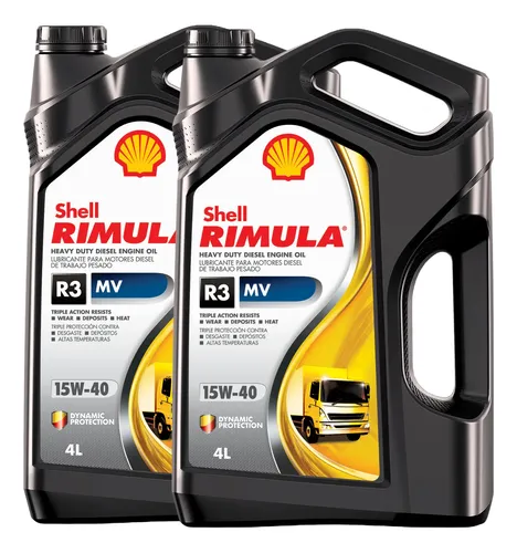 Aceite De Motor Shell Rimula R3 Mv 15w40 8 Litros | MercadoLibre