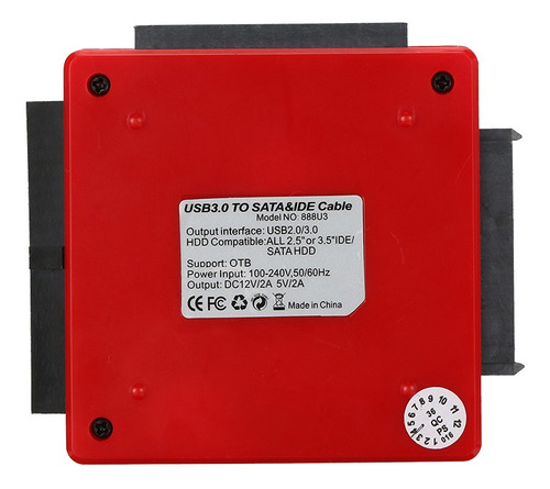 Adaptador Usb 3.0 Para Sata / Ide Conversor De Disco Rígido