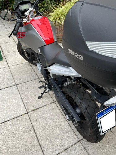 Moto Bmw G 310 Gs 2018 Gris Roja Titular Accesorios Nuevas