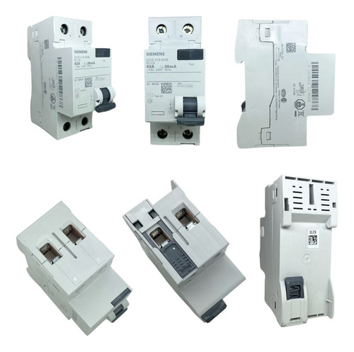 Interruptor Dr Fuga 2p 30ma 63a Ac 5sv5316-0mb Siemens