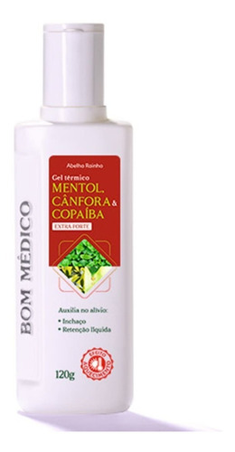 Gel de Alcanfor y Copaiba para Dolor Muscular, Inflamación y Retención de Líquidos
