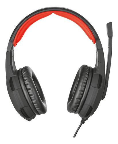 Imagen 3 de 4 de Audífonos gamer Trust Radius black y red
