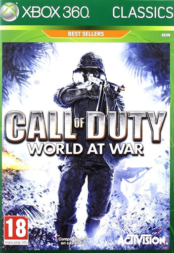 Call Of Duty World At War - Xbox 360 Fisico Unico En Español