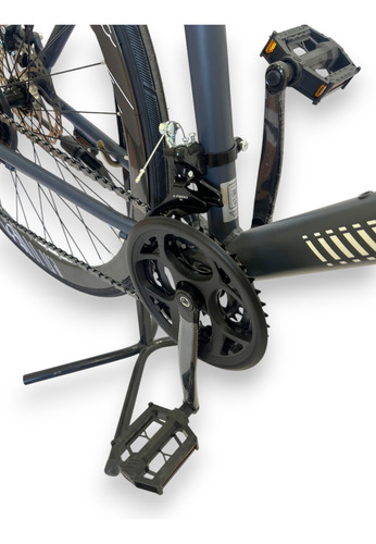 Bicicleta Fiat 500 Gravel Rutera 21v Plateado M