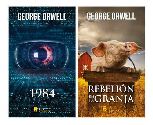 1984 + Rebelion Granja - George Orwell - Fondo - 2 Libros