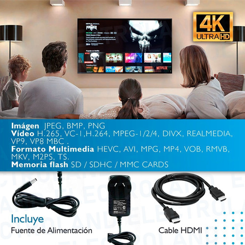 Conversor Smart Tv Android Tv Box Quad Core 4k 32gb Memoria