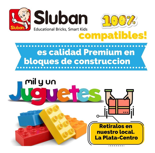 Imagen 2 de 6 de Bloques Para Armar Con Figuras Estudio De Tv Sluban Girls