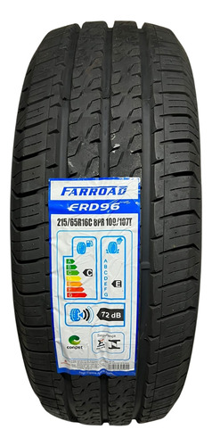 Pneu 215/65r16c 109/107 Frd96 Farroad Índice De Velocidade T
