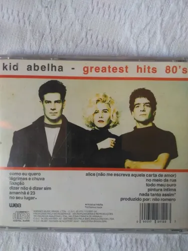Cd Kid Abelha - Greatest Hits 80´s - Pop-rock | MercadoLivre