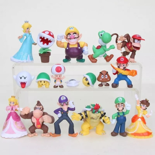 Imagen 4 de 4 de Una Figura Mario Bros. Luigi, Donkey Kong, Otros 5-7cm